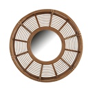 Specchio legno naturale tondo cmø62x8