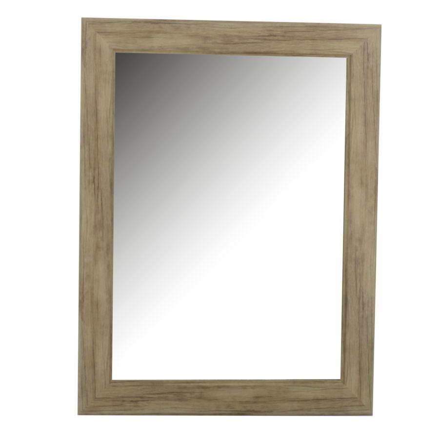 Specchio legno noce rettangolare cm 64x84
