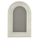 Specchio legno norimberga crema cm 40x2h60