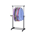 6x Stender stendino appendiabiti con ruote e svuotatasche cm da cm 100 a 170 h