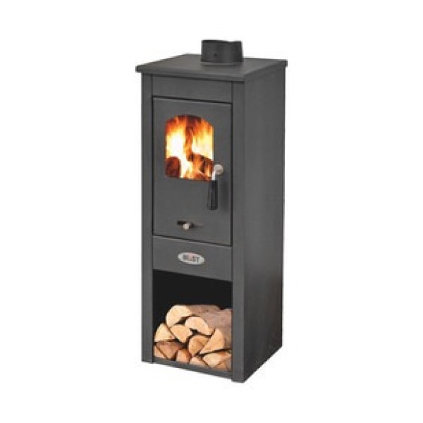 Stufa a Legna Ekonomik Lux LM Antracite - Potenza Termica 7,0 kW - Dimensioni 36 x 33 x H 93 cm