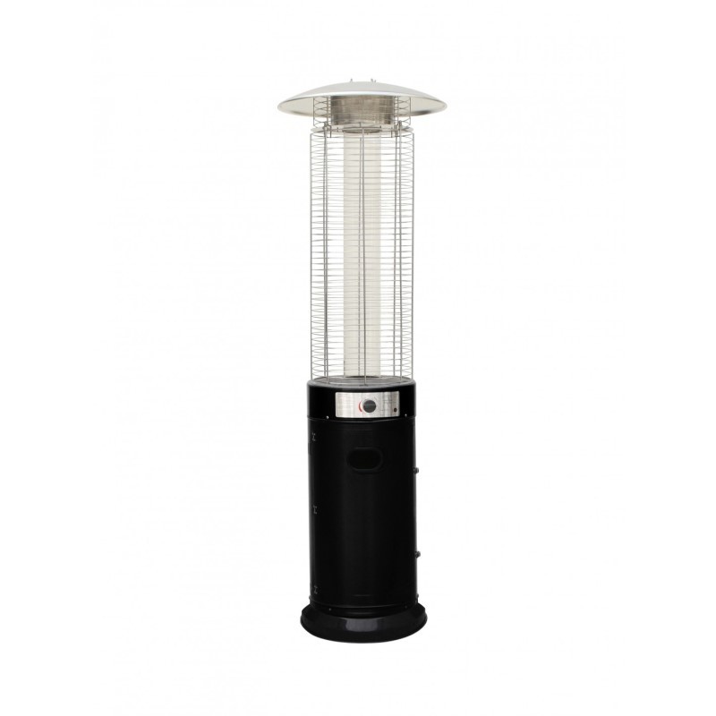 Stufa fungo a gas Nera QLIMA PGF 1211 53,5x53,5x h185 cm