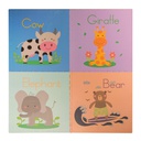 Tappeto Puzzle Morbido Orso 60x60x1 cm - Gioco da Interno per Bambini