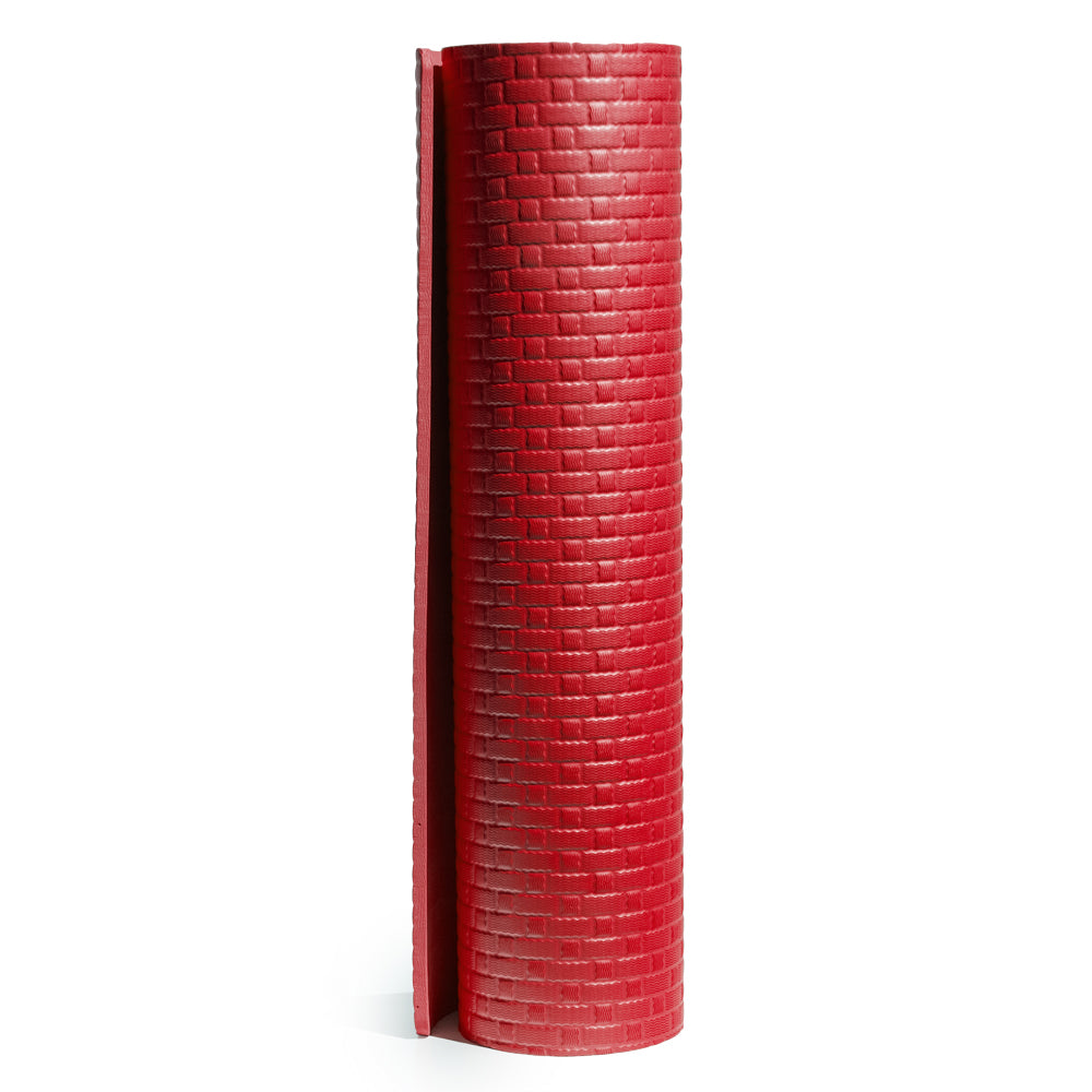 Tappeto Yoga Fitness per Palestra Pilates Soft 173x61x0,8 cm Rosso