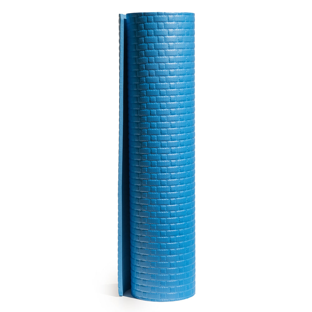 Tappeto tappetino Yoga Fitness grande per palestra pilates soft 190x91x0,8 cm blu
