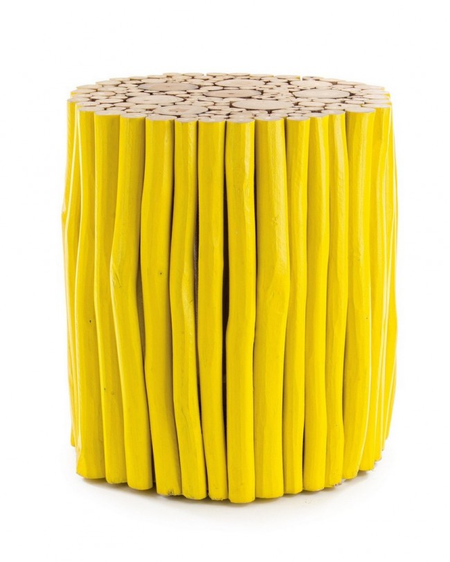 Tavolino Guadalupe Giallo  Cod. 0680441