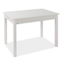 Tavolo Firenze Bianco  110×70 Cm +40
