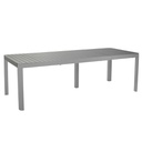 Tavolo alluminio allungabile CLEVELAN  da giardino tortora cm 100 x 200-260-320 x h 75