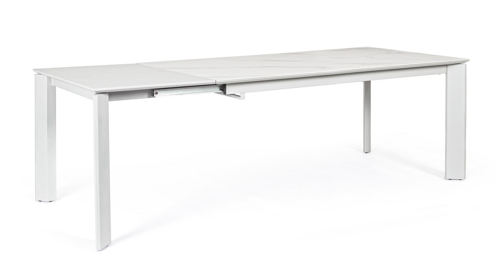 Tavolo allungabile Briva bianco grigio