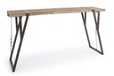 Tavolo bar stile industrial Blocks 200x54 cm