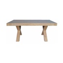 Tavolo con piano in folding olmo 2 allunghi laterali 180-280x100xh.75 cm