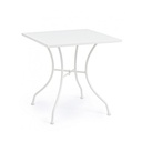 Tavolo in acciaio Kelsie bianco 70x70 cm
