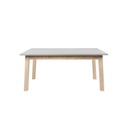 Tavolo moderno allungabile rovere grigio cm 90 x 160 -240