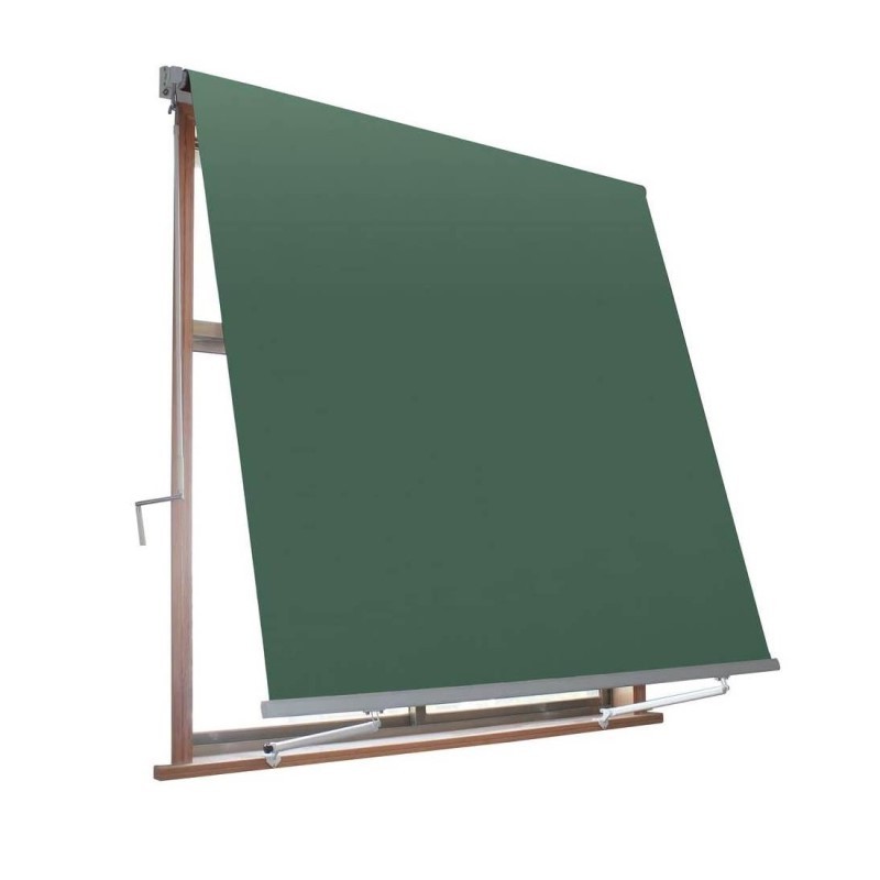 Tenda da sole a caduta con braccetti estensibili Verde MILOS 250x250 cm