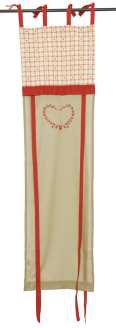Tenda finestra beige tessuto ro. ri-0648 cm. 45 x 160