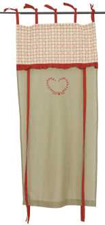 Tenda finestra beige tessuto ro. ri-0649 cm. 75 x 160