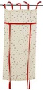 Tenda finestra cuoricini rossi ri-0556 cm. 75 x 160