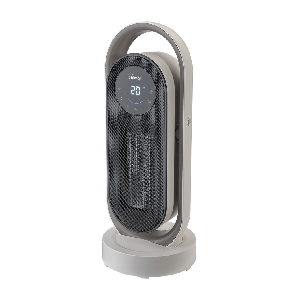 Termoventilatore PTC a Colonna 3D Elettronico - Potenza Regolabile, Oscillazione Automatica, Telecomando - 203x530x203 mm