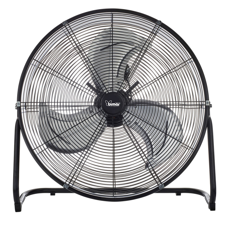 Ventilatore da pavimento nero industriale 60 cm