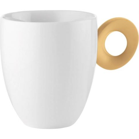 
 Tazza Mug Everyday 250Ml Bianca Con Manico Senape 
