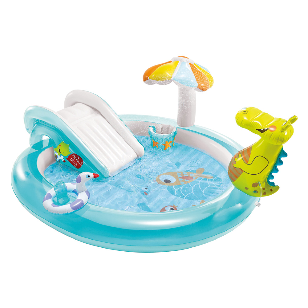  Piscina Gonfiabile Alligatore Cm. 201 X 170 X 84 Intex