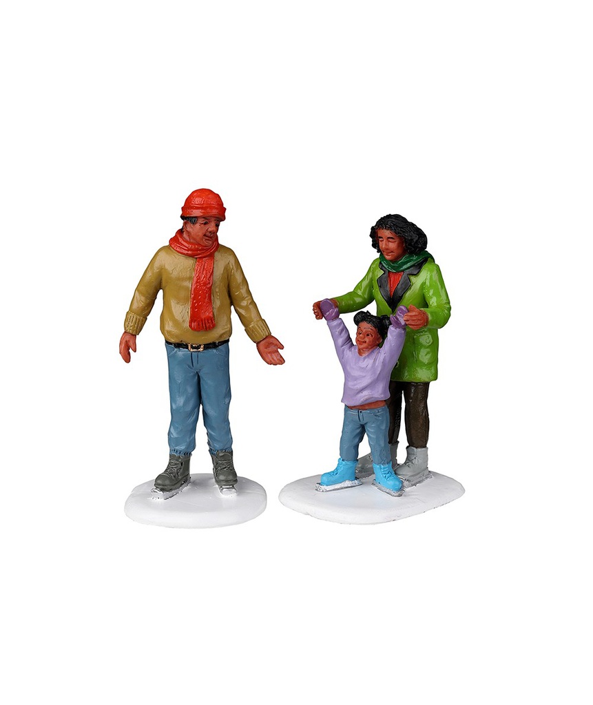 &quot;FAMILY ICE FOLLIES&quot; - Set di 2 pattini da ghiaccio cod. 22125-AA
