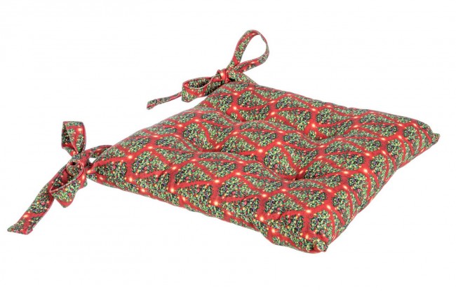 10x Copriseduta Xmas Tree Rosso 40X40