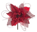 12x Pick Poinsezia Rosso