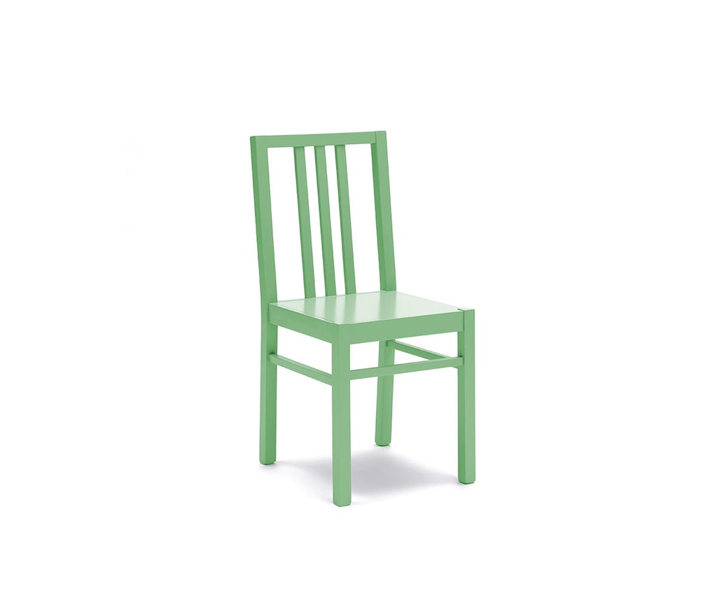 4x Sedia in legno laccato 39.5cm x 39.5cm H. 86.5cm