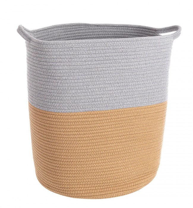 3x Cesta 2M Quiet To Naturale-Grigio