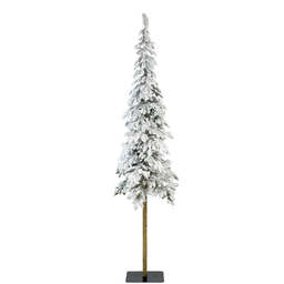 [20035838] Albero di Natale Alpine Fir innevato Ø60 x H 240 cm