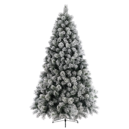 [19974776] Albero di Natale Vancover innevato H 180 x Ø102 cm