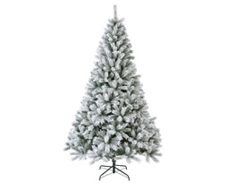 [20102639] Albero di Natale ghiacciato Abete canadese H 210 Ø 140 cm