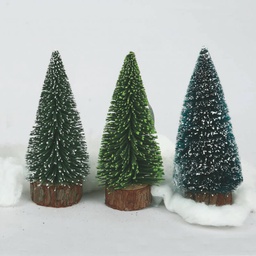 [023717] Albero per presepe H 16 cm decorazione per presepe