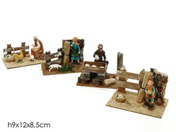 [19627392] Ambientazione natalizia per presepe modelli assortiti