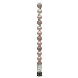[20035395] Amicasa Tubo 14 Sfere 30Mm Blush Pink - Idee Regalo