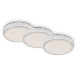 [20007652] Apparecchio da incasso LED Ø 7,5 cm 3x3W 350lm bianco
