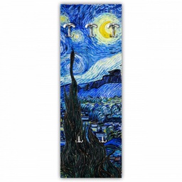 [L89875] Appendiabiti a muro Notte Stellata 46x125 cm