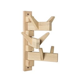 [B0180507] Appendino in legno 6 ganci Daiki