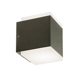 [SOV99174/16] Applique 6W+6W Led 4000K  linea tango  grafite
