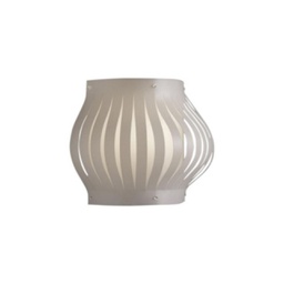 [D25A/NC/BY/W] Applique Balcony Bianco no cavo Cm. 33 x 17 x 25 h