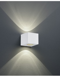 [TRIOR28222631] Applique Biemissione Da Esterno Cordoba Led Dimmerabile IP44 Bianco Trio Lighting