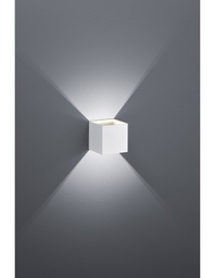 [TRIO223310131] Applique Cubotto Bianco Louis Doppia Emissione Led Trio Lighting