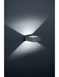 [TRIO220760142] Applique Da Esterno Reno Doppia Luce Led IP54 Antracite Trio Lighting
