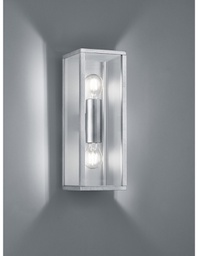 [TRIO201860286] Applique Garonne per Veranda IP44 Zinco Doppia Luce Sopra e Sotto Trio Lighting