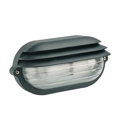 [SOV787/06] Applique Picc. E27  linea palpebra ovale  nero