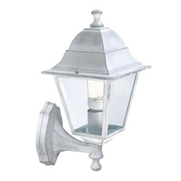 [SOV952/37] Applique Piccola In Alto  linea old  biancoargento