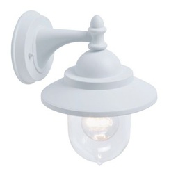 [SOV888/02] Applique Piccola In Basso  linea rondo'  bianco