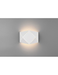 [TRIO223510131] Applique Rettangolare Led Zandor Bianco L18 cm Trio Lighting