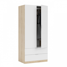 [CAP95687] Armadio 2 Ante e 2 cassetti Cm. 80 x 52 x 180